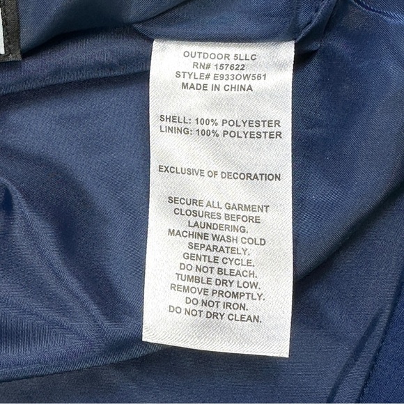 Youth Jacket Two-Tone Blue Size Small 7-8 Eddie Bauer - Picture 6 of 6